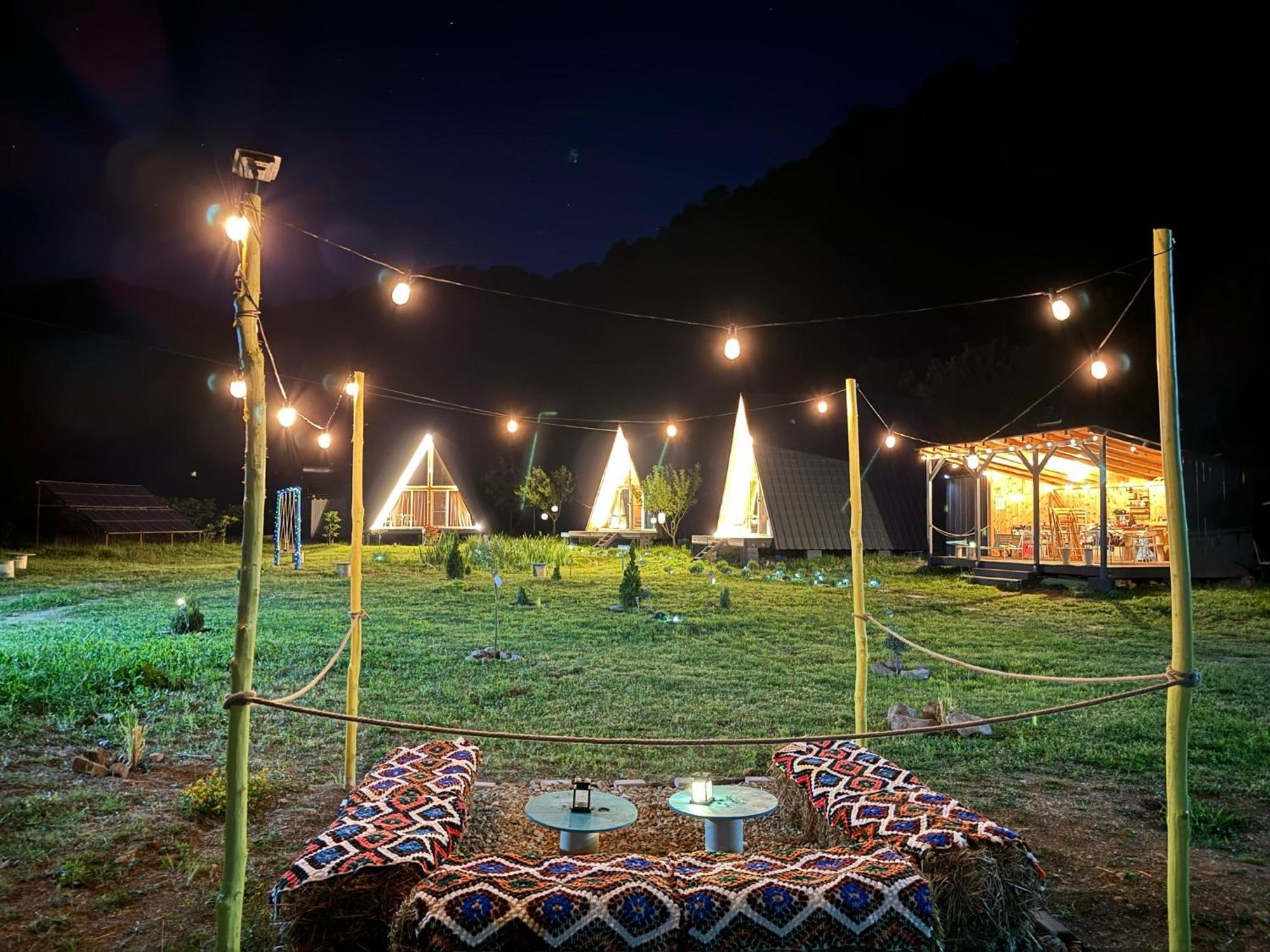 Cabane A-Frame Svinita Bagian luar foto