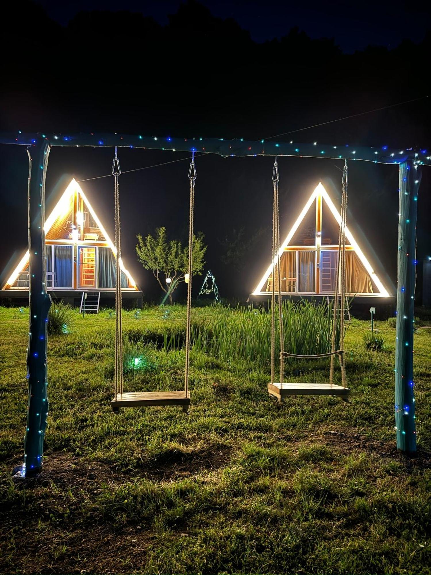 Cabane A-Frame Svinita Bagian luar foto