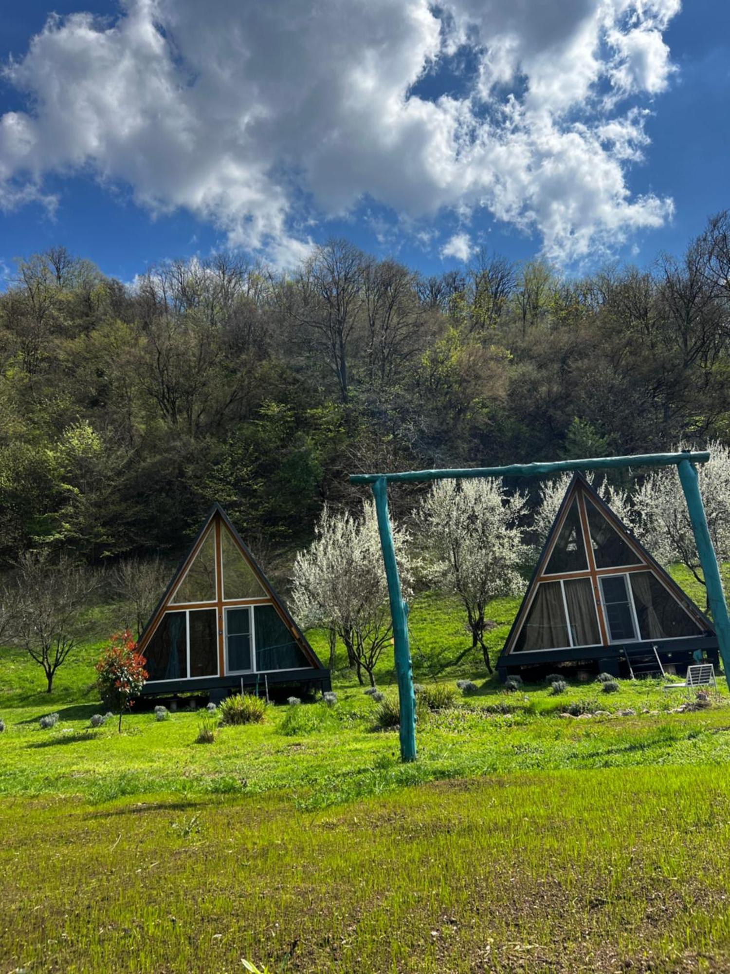 Cabane A-Frame Svinita Bagian luar foto