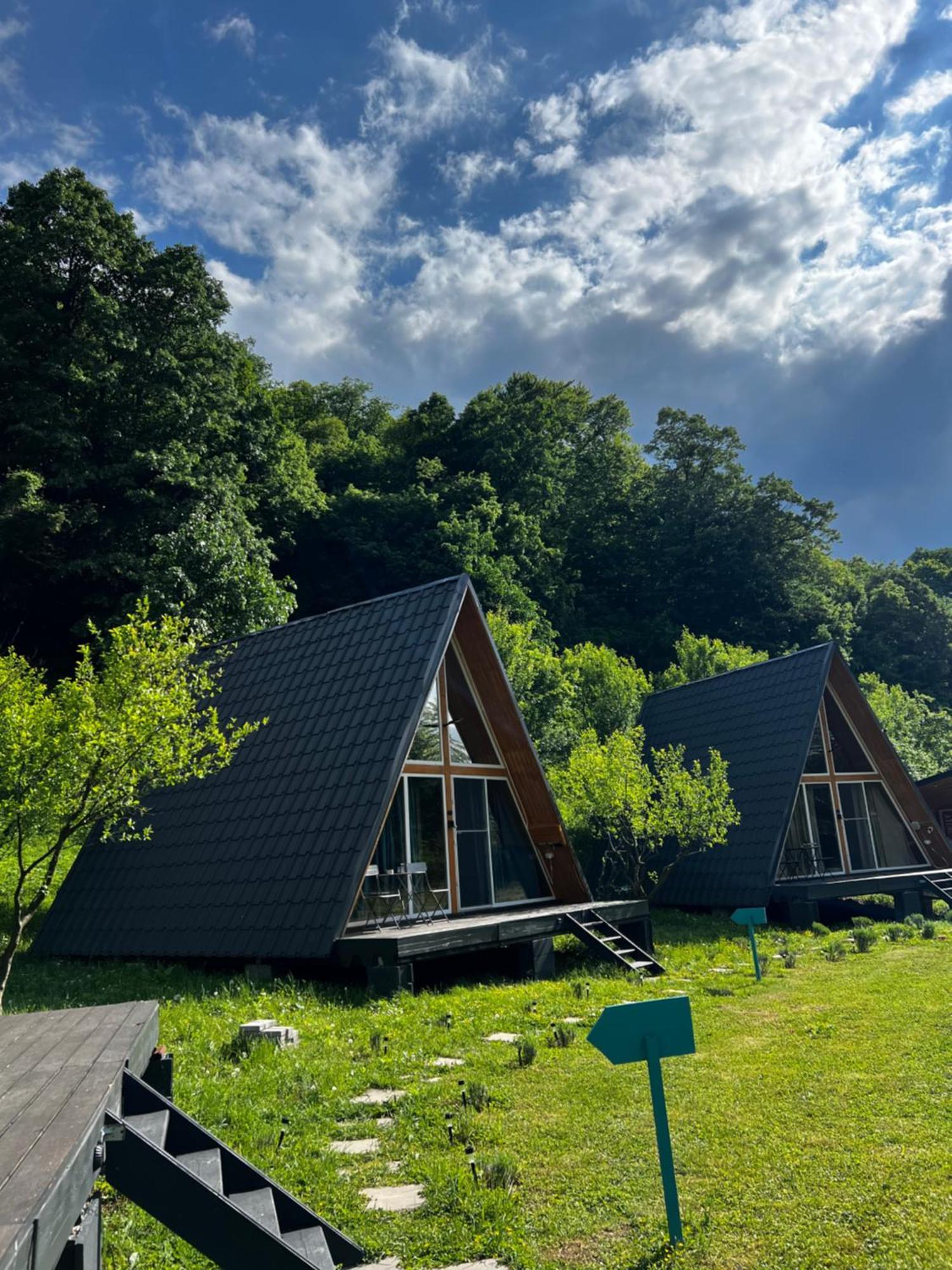 Cabane A-Frame Svinita Bagian luar foto