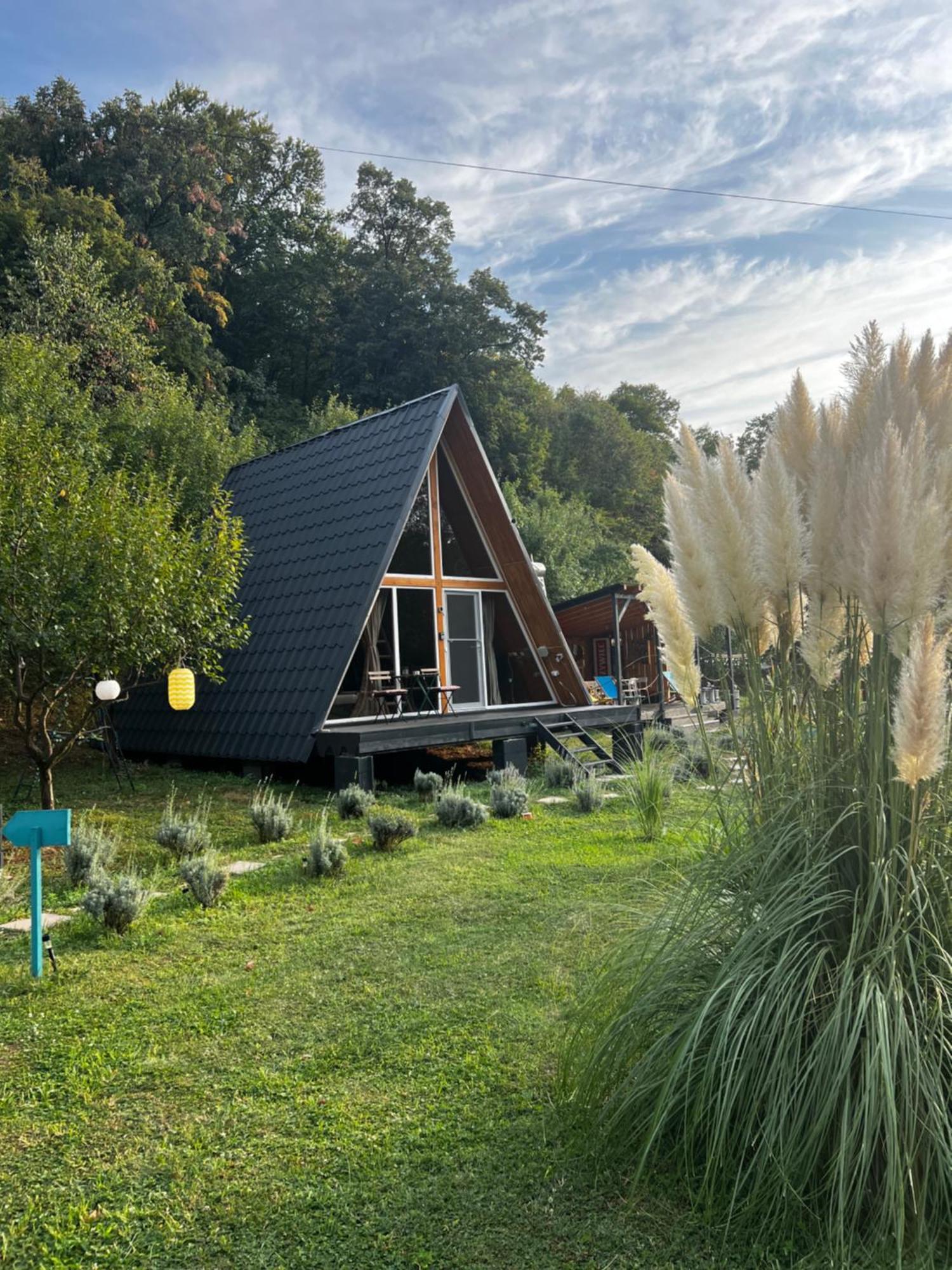 Cabane A-Frame Svinita Bagian luar foto