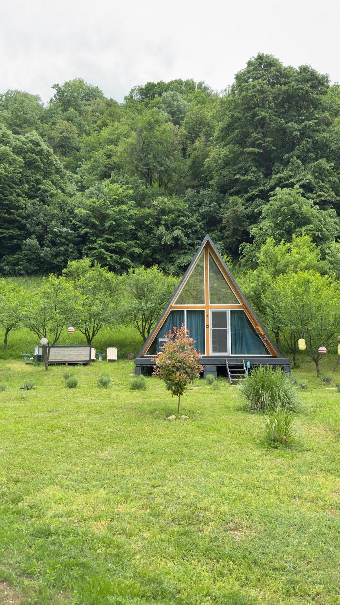 Cabane A-Frame Svinita Bagian luar foto